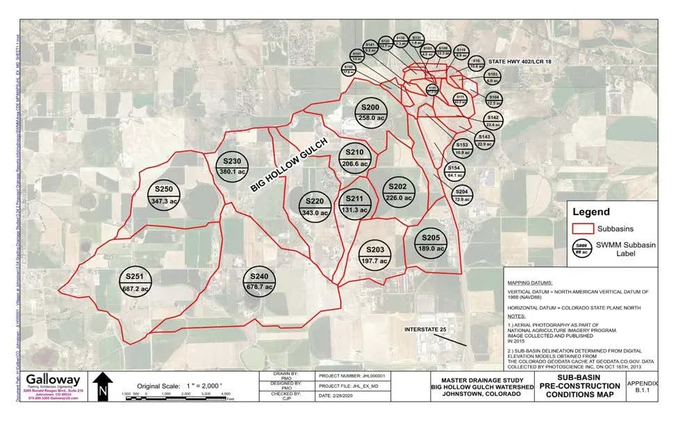 Big Hollow Gulch Master Drainage Plan