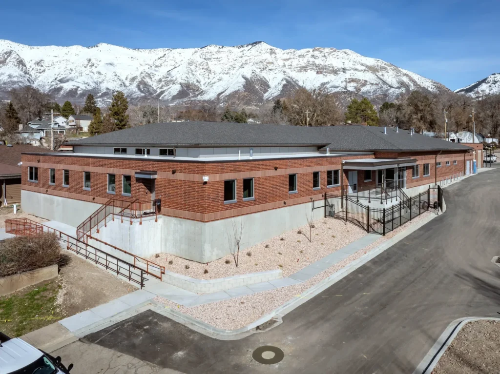 North Ogden Public Safety Building in North Ogden, Utah.