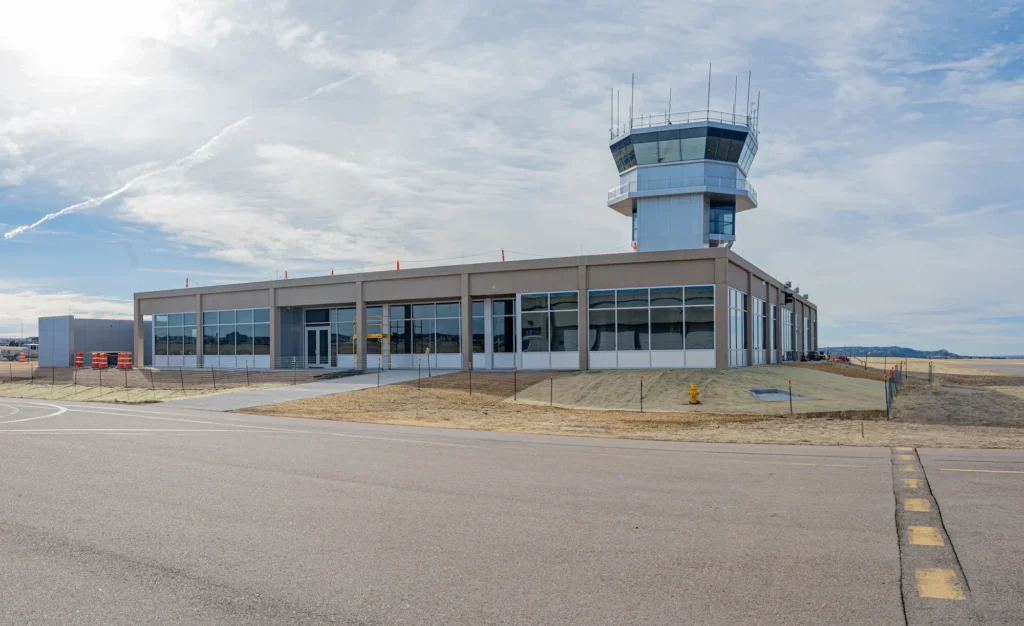 The Midfield air traffic facility expansion at the United States Air Force Academy.