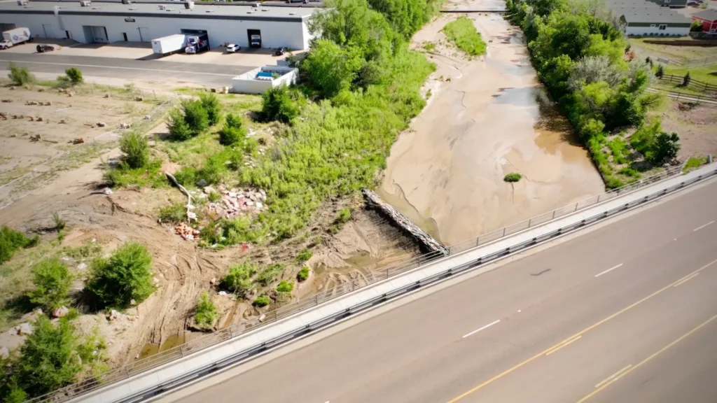 Sand Creen Drop Structure in Colorado Springs, Colorado