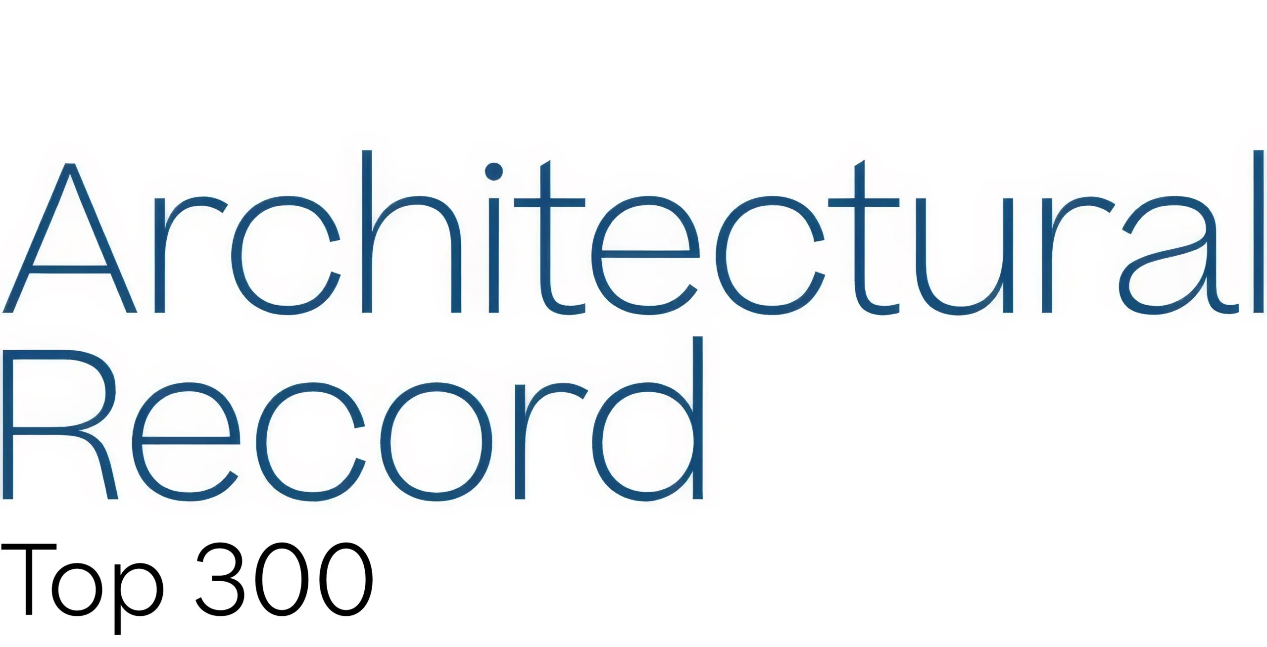 Top 300 Firm by Architectural Record